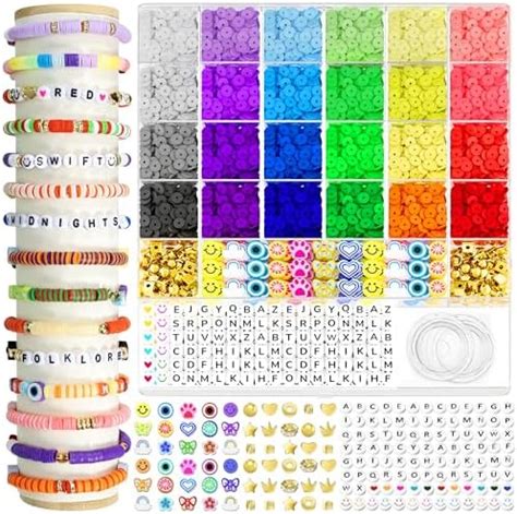 Artdot Pcs Abalorios Para Hacer Pulseras Colores Kit Para Hacer