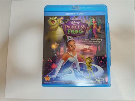 Disney The Princess And The Frog Blu Ray Dvd Disc Set