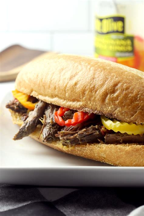 Crock Pot Italian Beef Sandwiches The Toasty Kitchen