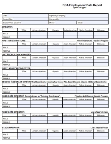 Data Report - 10+ Examples, Format, Pdf | Examples