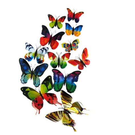 3d Butterfly Wall Sticker Hatop 12x 3d Butterfly Wall Sticker Fridge Magnet Room Decor Decal