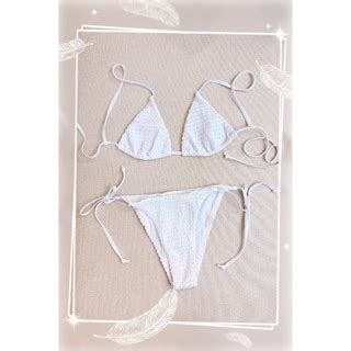 2024 Kendall Jenner Miami Off The Runway Ruched Textured Bikini Set Women S Sexy Bathing Suit