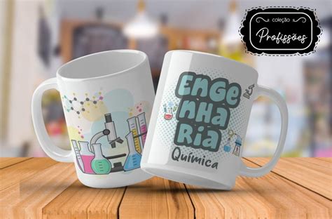 Caneca Profissão Engenharia Química Elo7 Produtos Especiais