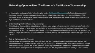 The Power Of Character Certificate Unlocking Opportunities And Building Trust
