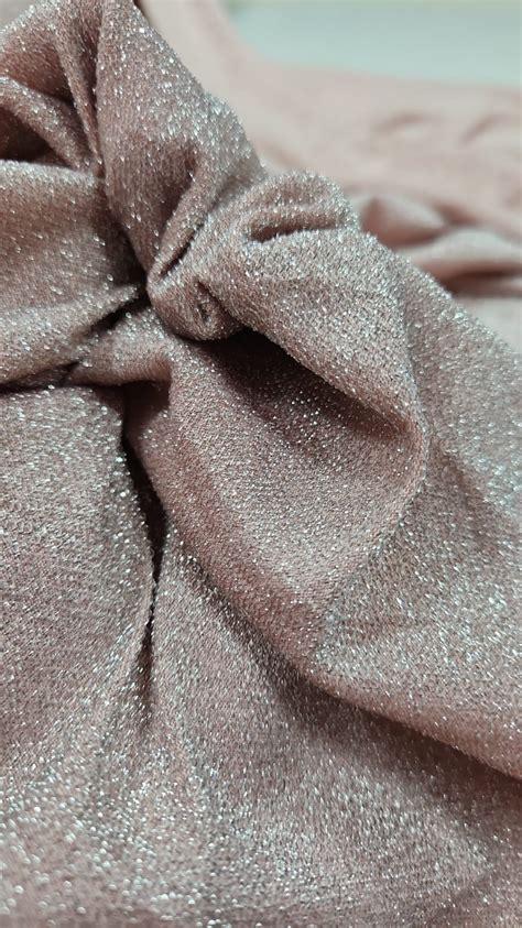 Lurex Premium Rosê Nude SóTecidos Todo site em x sem Juros