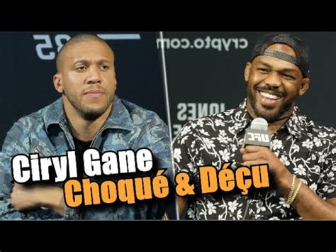 Ciryl Gane revient sur sa défaite vs Jon Jones Je vais prendre mon