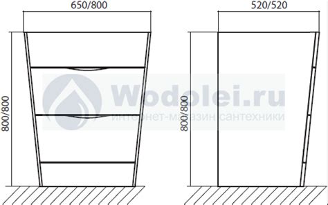 Мебельные модули и компоненты BelBagno Piramide PIRAMID-650-2C-PIA-BL ...