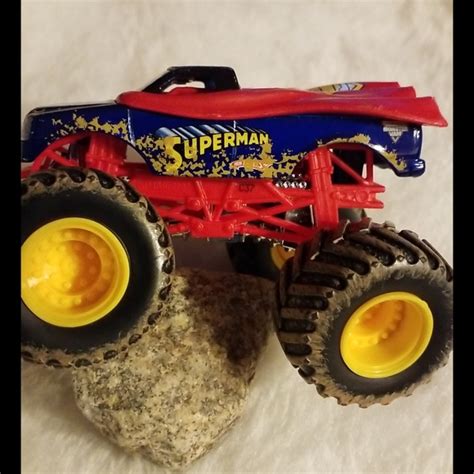 Mattel Toys Mattel Hot Wheels Monster Jam Superman Collectible Trucknumbered C37 Poshmark