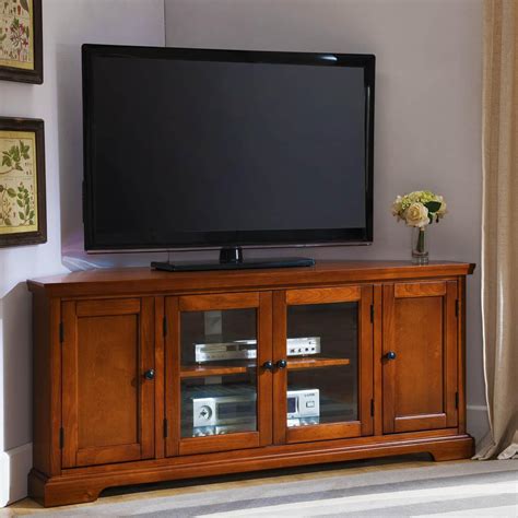 Westwood Corner TV Stand Brown Cherry 56 Inch ǀ Furniture ǀ Today's ...