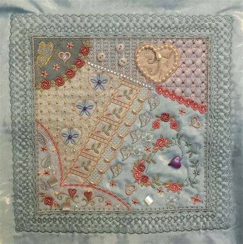 Another Block From Graceful Embroidery Crazy Quilts Quilts Machine