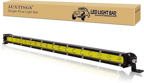 Amazon Auxtings Inch W Led Light Bar Spot Beam Waterproof