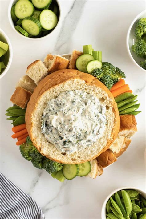 Spinach Dip - The BakerMama