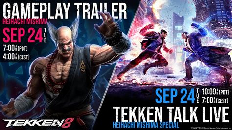 Trailer Di Tekken 8 Heihachi Mishima E Tekken Talk Live In Programma