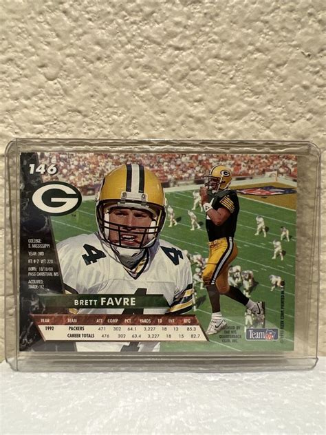 1993 Fleer Ultra Brett Favre Green Bay Packers 146 EBay