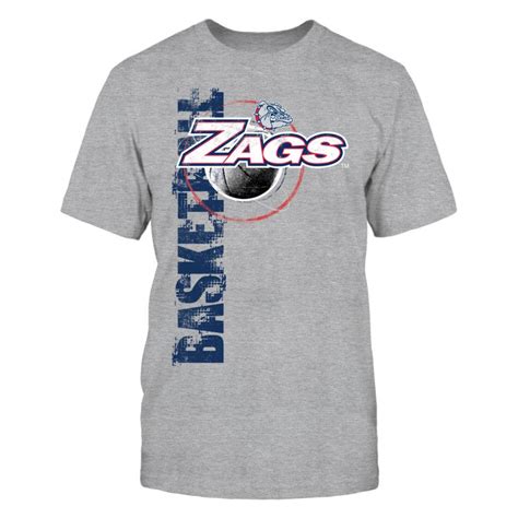 Zags Basketball - Gonzaga Bulldogs | College basketball shirts, Gonzaga ...