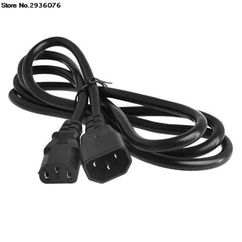 M Iec Pin C Male To C Female Main Power Extension Cord