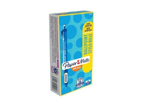 Lot De Paper Mate Inkjoy Rt Stylo Bille Pointe Mm Bleu