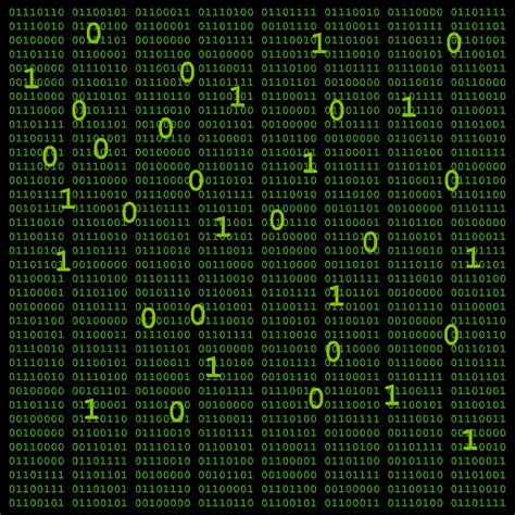 Binary numbers pattern | Creazilla