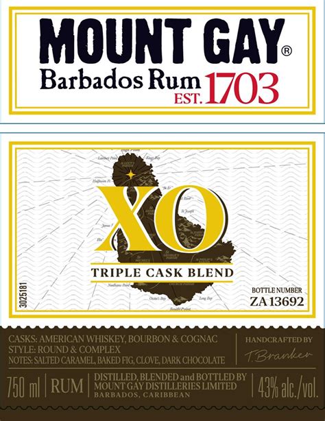 Mount Gay XO Triple Cask Blend R Rum