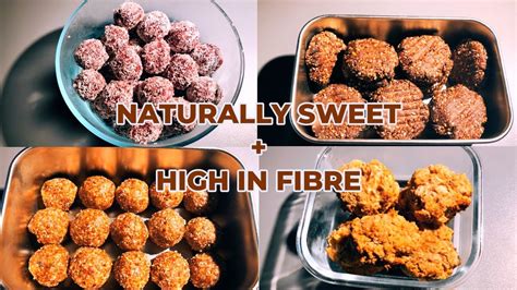 4 HEALTHY SWEET SNACK IDEAS Easy To Make YouTube