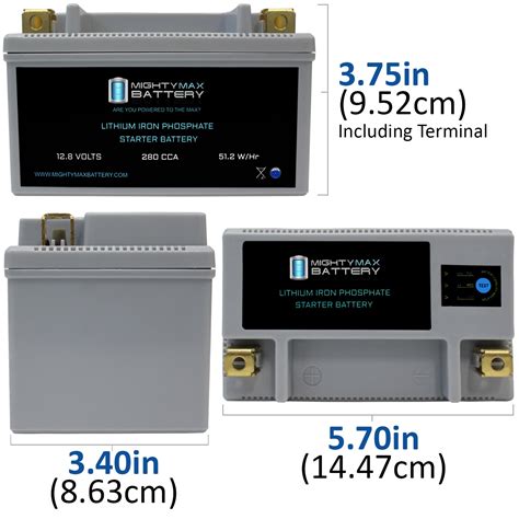 Ytx Bs Lithium Replacement Battery Compatible With Bmw R Gs