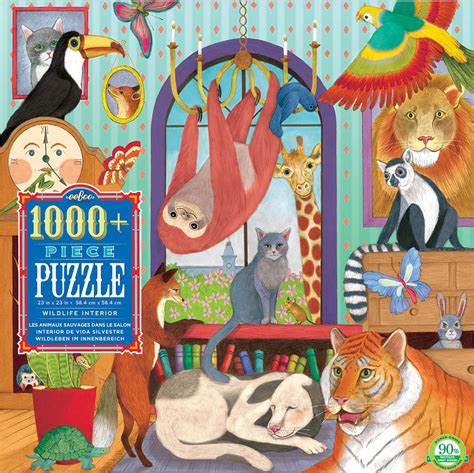 WILDLIFE INTERIOR 1000+ PIECE JIGSAW PUZZLE - eeBoo