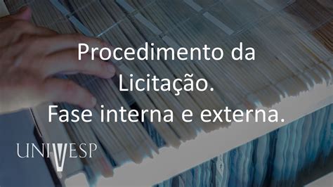 Gest O De Compras E Licita Es P Blicas Procedimento Da Licita O