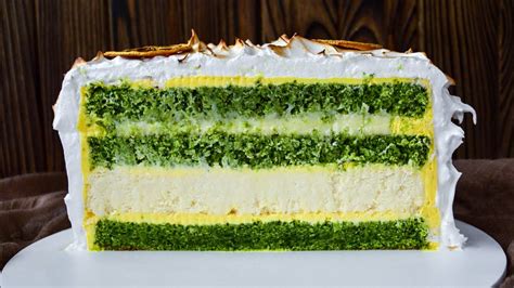 Торт МЯТА-ЛИМОН с ЧИЗКЕЙКОМ ВНУТРИ ☆ MINT-LEMON cake with Cheesecake ...