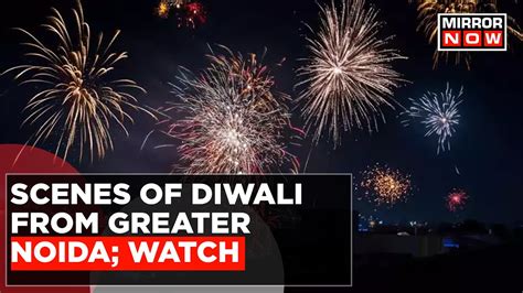 Scenes Of Diwali Celebration From Greater Noida Diwali 2023