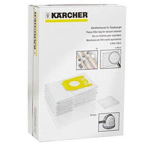 Купить Мешки пылесборники для пылесоса Karcher VC 6100, VC 6200, VC ...