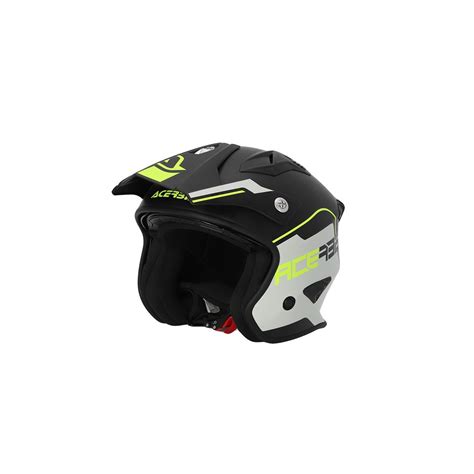 Casco Acerbis Aria 22 06 Negro Amarillo Fluo