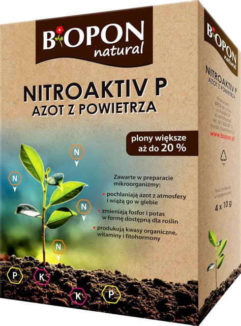 Biopon Natural Nitroaktiv P Azot Z Powietrza Biopon Sklep Empik