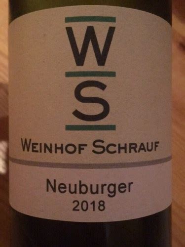 Weinhof Schrauf Neuburger Vivino Australia