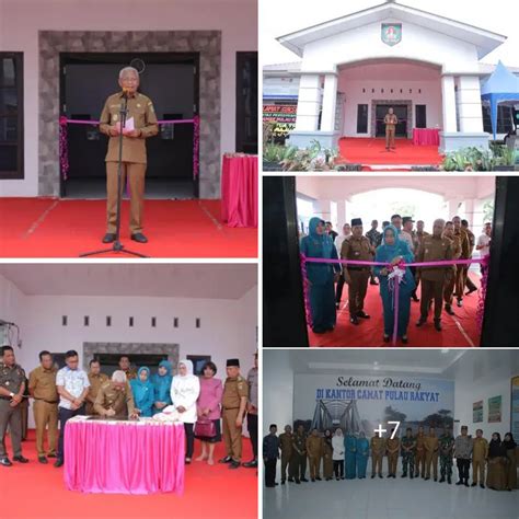 Gedung Kantor Kecamatan Pulau Rakyat Di Resmikan Bupati Asahan