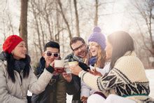Winter Woman Hot Chocolate Free Stock Photo Public Domain Pictures