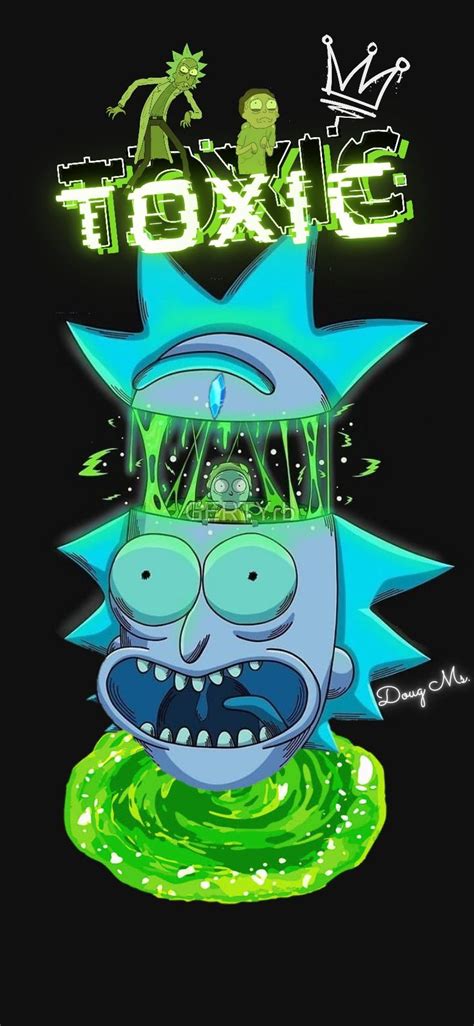 Rick And MortyWallpaper ToxicPapel De Parede Rick And Morty Poster