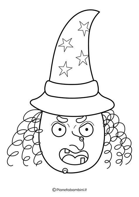 Colorare Streghe Portalebambini Sketch Coloring Page