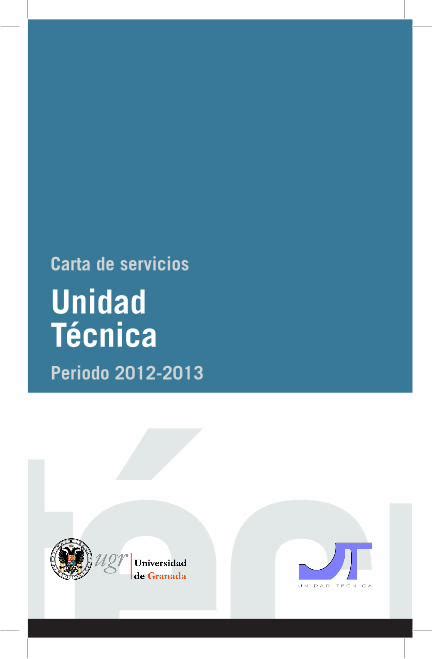 PDF Carta de servicios Unidad Técnicaufut downloads Unidad Tecnica