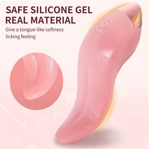 Female New Silicone Charging Sexy Av Vibrator Electric Tongue Frequency