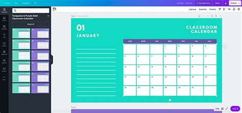 How To Make Your Own Calendar Using Canva M E T A V E R S E