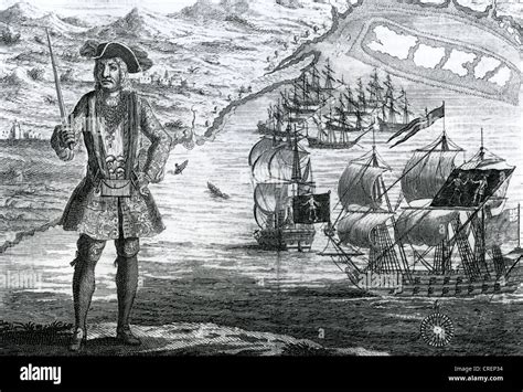 BARTHOLOMEW ROBERTS (1682-1722) aka Black Bart - Welsh pirate at Ouidah ...