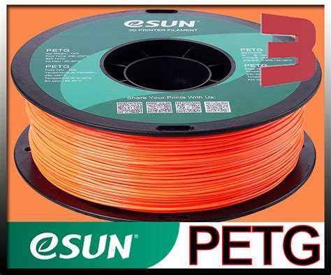 Esun Petg Orange Solid Mm Dea