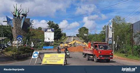 Pengerjaan Proyek Box Culvert Jalan Simpang Tugu Tangan KM 14 Ditutup