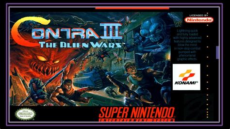 SNES Super Side Quest Game 72 Contra III The Alien Wars 2 2