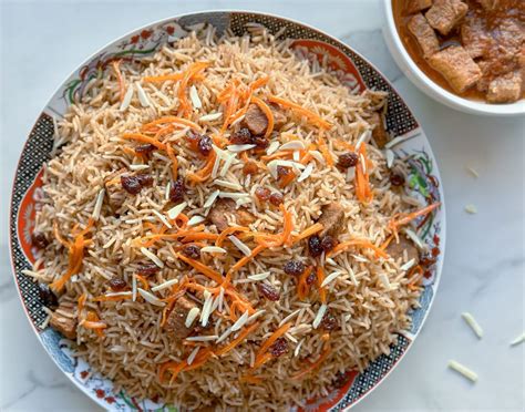 Kabuli Pulao Afghan Brown Rice Halfghan Kitchen