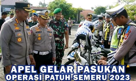 Operasi Patuh Semeru Masyarakat Sidoarjo Wajib Tertib Lalu Lintas