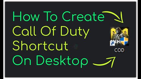 How To Create Call Of Duty Desktop Shortcut For Gameloop Youtube