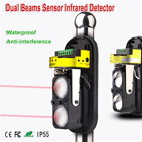 M M Dual Beam Sensor Photocells Active Infrar Grandado