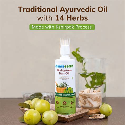 Mamaearth Bhringamla Hair Oil With Bhringraj Amla For Intense Hair