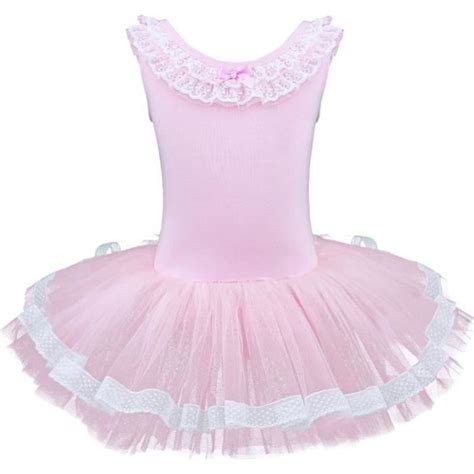 Robe De Danse Classique Tutu Robe Ballet Justaucorps Gymnastique Tulle